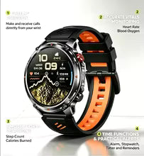 T-Rex 3 Ultra Military | שעון חכם לגברים עם GPS, AMOLED ופנס LED