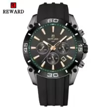 שעון גברים REWARD 831105 | כרונוגרף | עמיד למים | תאורת לילה | תאריך