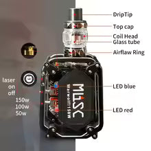 Warwolf 150W Vape Box Mod Kit | סיגריה אלקטרונית מקצועית