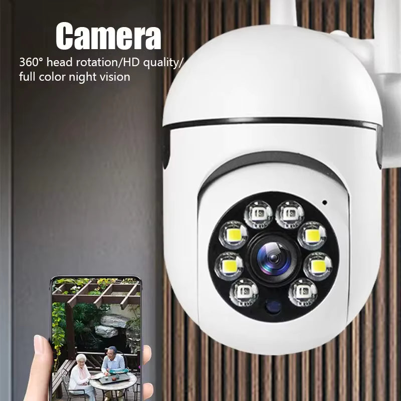 מצלמת אבטחה WiFi 8MP | PTZ 360° | ראיית לילה צבעונית