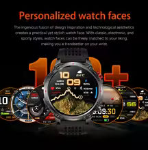 T-Rex 3 Ultra Military | שעון חכם לגברים עם GPS, AMOLED ופנס LED
