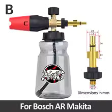 מכונת לחץ פום לנס | פום נוזל לרכב | Karcher Elitech Daewoo Bort AR Bosch Mac