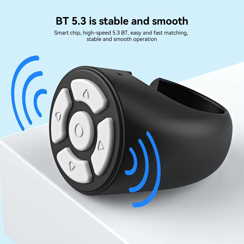 שלט Bluetooth Ring Roller – שלט אלחוטי לטלפון לגלילה וצילום
