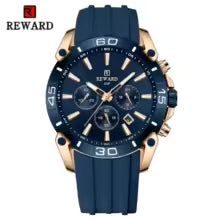 שעון גברים REWARD 831105 | כרונוגרף | עמיד למים | תאורת לילה | תאריך