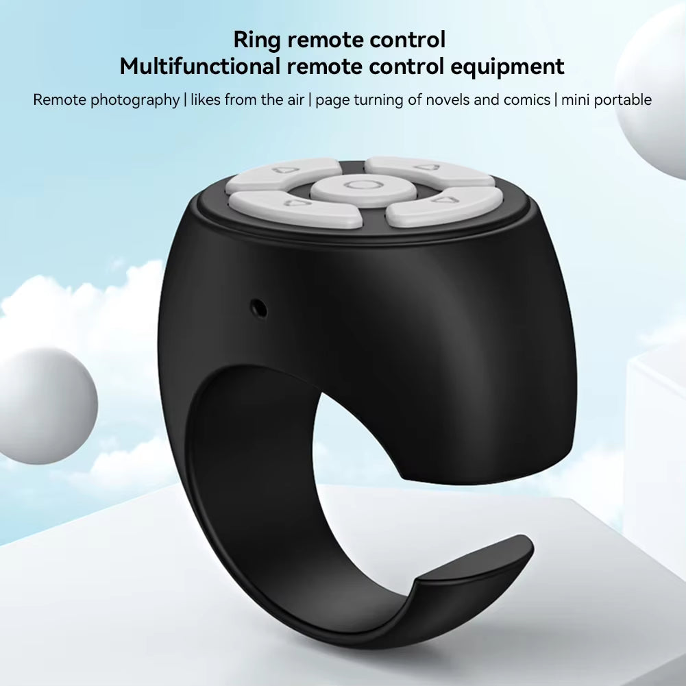 שלט Bluetooth Ring Roller – שלט אלחוטי לטלפון לגלילה וצילום