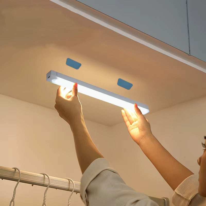 חיישן תנועה אלחוטי USB נטען — מנורת LED לארון ומטבח