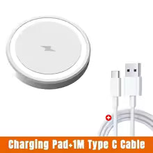 משטח טעינה אלחוטי מגנטי 200W ל-iPhone ו-AirPods