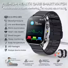 שעון חכם לנשים דגם 2026 | מסך AMOLED 2.0" | ECG | דופק | שיחות BT