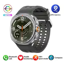 שעון חכם 2026 | GPS + NFC | AMOLED 1.60" | שיחות | AOD | לגברים