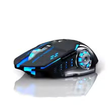 עכבר אלחוטי 2.4G Bluetooth – ארגונומי, שקט ונטען עם תאורת RGB