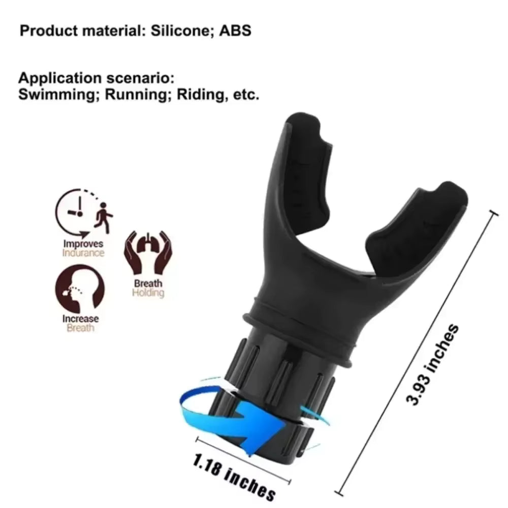 Breathing Exercise For Lungs – Portable Breath Fitness Exerciser Device