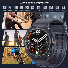 שעון חכם 2026 | GPS + NFC | AMOLED 1.60" | שיחות | AOD | לגברים