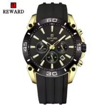 שעון גברים REWARD 831105 | כרונוגרף | עמיד למים | תאורת לילה | תאריך