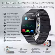 שעון חכם לנשים דגם 2026 | מסך AMOLED 2.0" | ECG | דופק | שיחות BT