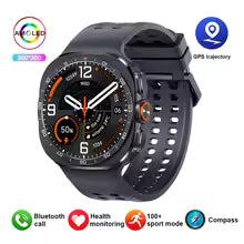 שעון חכם 2026 | GPS + NFC | AMOLED 1.60" | שיחות | AOD | לגברים