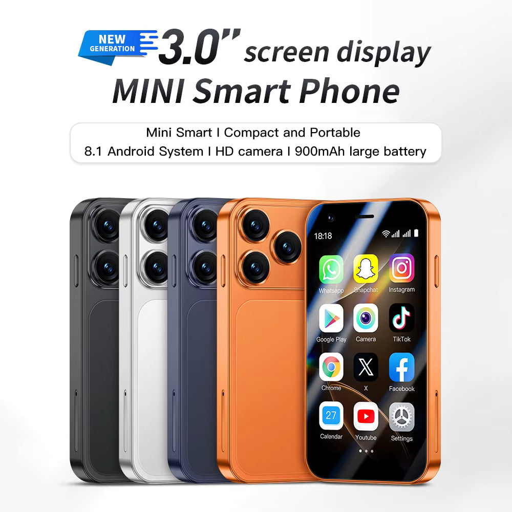 SOYES A17 Mini טלפון חכם קטן Android 8.1 | 2GB RAM 16GB | 3G