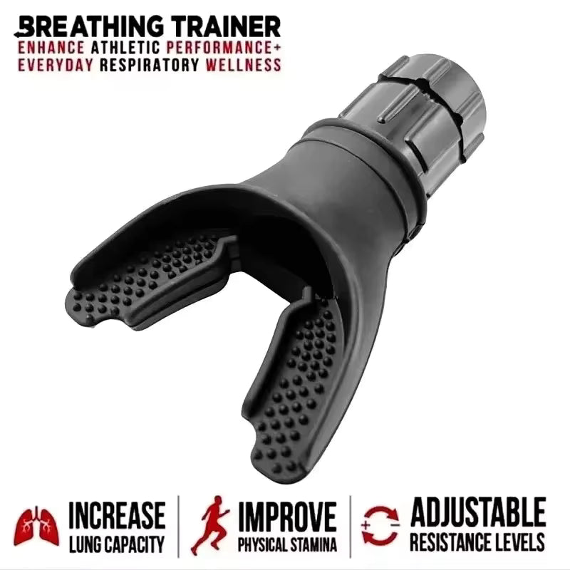 Breathing Exercise For Lungs – Portable Breath Fitness Exerciser Device
